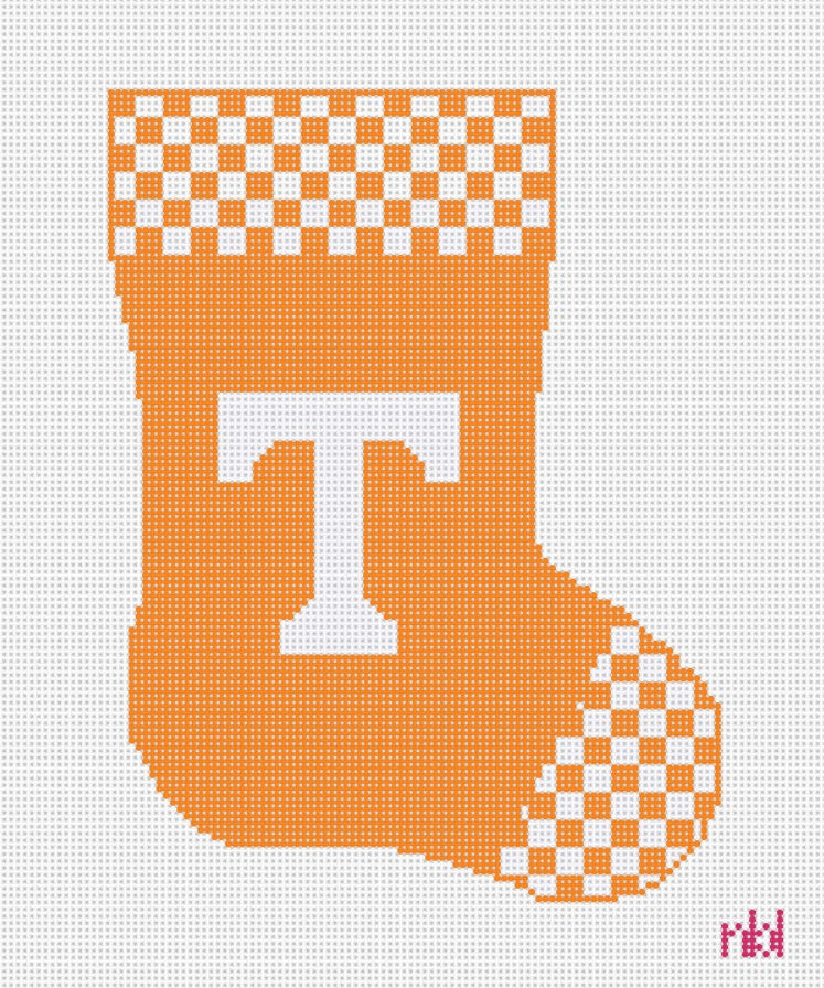 Tennessee Mini Stocking Kit - Needlepoint by Laura