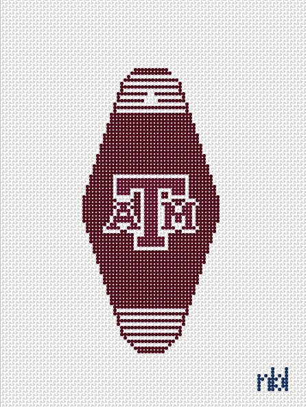 Texas A and M Vintage Hotel Key Canvas