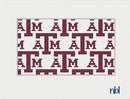 Texas A and M Purse Insert- 13 mesh-1