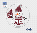 Texas A and M Snowman 4 inch round-1