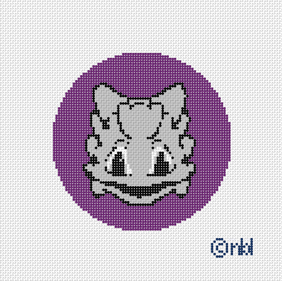 TCU logo round 18 mesh