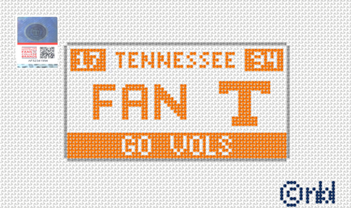 Tennessee License Plate- FAN