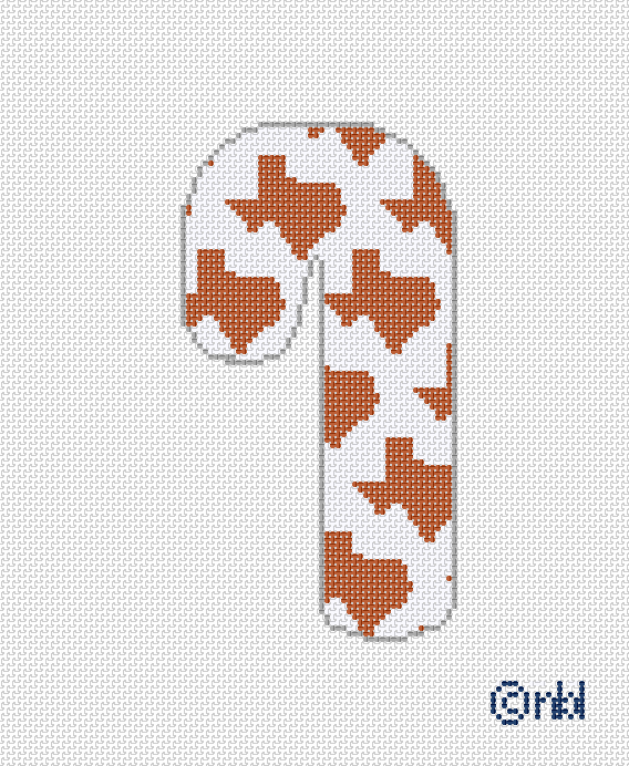 Texas Candy Cane White