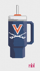 Virginia Tumbler - Needlepoint by Laura