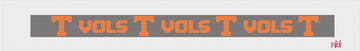 Tennessee Vols and Power T Belt Canvas - Needlepoint by Laura