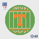 Tennessee Football Field Round Canvas-1