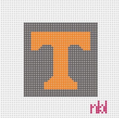 Tennessee Mini Square - Needlepoint by Laura