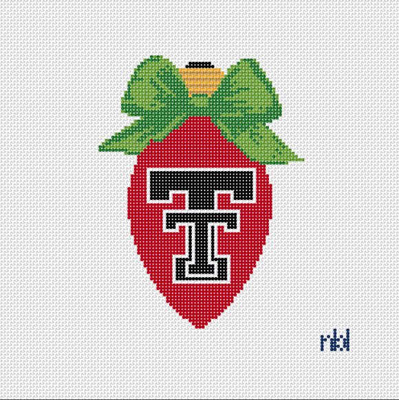 Texas Tech Christmas Bow Light Bulb