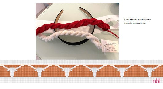 Texas Needlepoint Knotted Headband Kit - Needlepoint by Laura