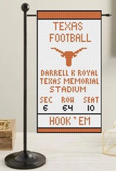 Texas Football Ticket Mini Flag Kit