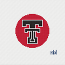 Texas Tech 4 inch logo round 13 mesh-1