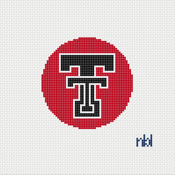 Texas Tech 4 inch logo round 13 mesh