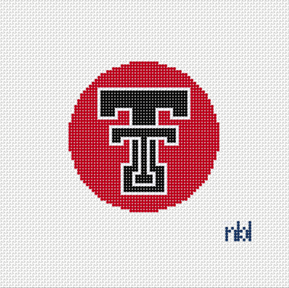 Texas Tech 4 inch logo round 13 mesh