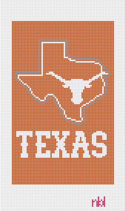Texas Mini Flag Kit - Needlepoint by Laura
