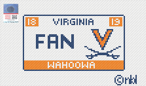 Virginia License Plate- FAN