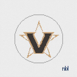 Vanderbilt Star logo round