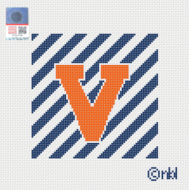 Virginia Stripe Needlepoint Canvas