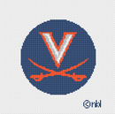 Virginia logo round navy background-2