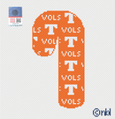 Tennessee Candy Cane Orange-1