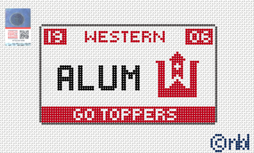 Western Kentucky License Plate- ALUMNI