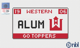 Western Kentucky License Plate- ALUMNI