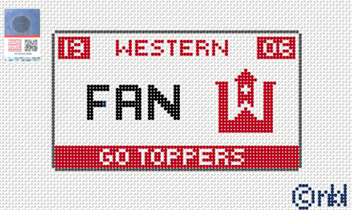 Western Kentucky License Plate- FAN