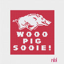 Arkansas Needlepoint Canvas- 4 inch square - Needlepoint by Laura