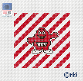 Western Stripe Needlepoint Canvas