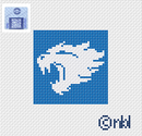 Kentucky Wildcat Mini Square 2.2-1