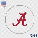 Alabama A logo round white background-1