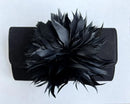 Avery Clutch -  Black - Feather-4