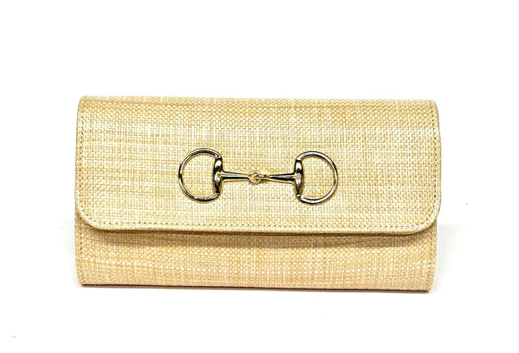 Avery Clutch Straw - Charm