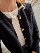 Dakota Clover Necklace - 18k Plated- Mother of Pearl-Kristin Kennedy Collection-5