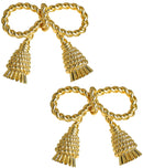 Delaney Tassel Stud Earring - 18k Gold Plated-1