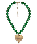 Dottie Heart - Acrylic Necklace-11