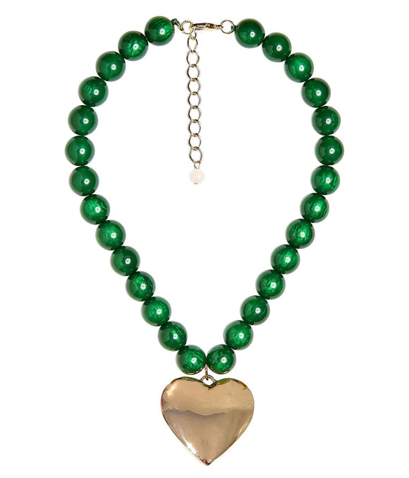 Dottie Heart - Acrylic Necklace