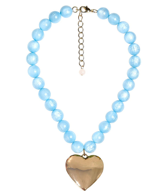 Dottie Heart - Acrylic Necklace
