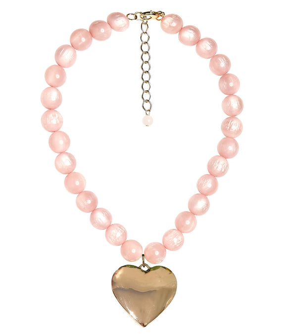 Dottie Heart - Acrylic Necklace