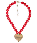 Dottie Heart - Acrylic Necklace-7
