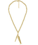Lucky Double Fish Necklace- Momma and Baby Fish-1