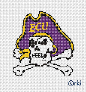 ECU Pirate Mascot 6 by 6