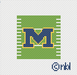 Michigan Football Field Mini Square 2.2