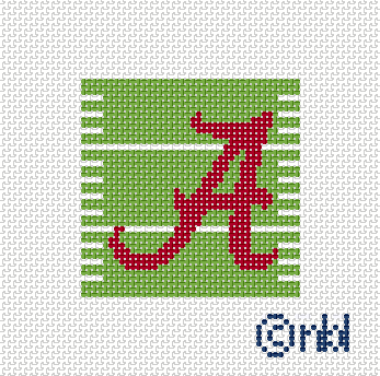Alabama Football Field Mini Square 2.2