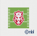 Arkansas Football Field Mini Square 2.2-1