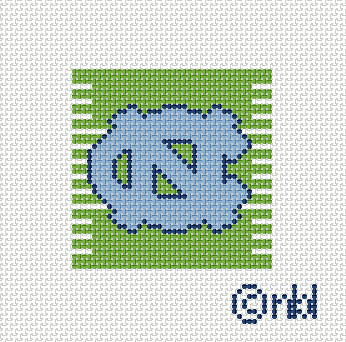 North Carolina Football Field Mini Square 2.2
