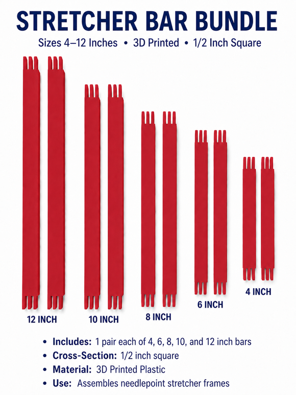 Stretcher Bars- 3D Full set