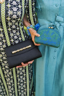 Garden Party- Green Combo- Embroidered Clutch-6