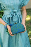 Garden Party- Green Combo- Embroidered Clutch-3