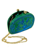 Garden Party- Green Combo- Embroidered Clutch-8