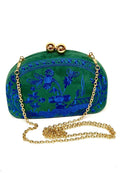 Garden Party- Green Combo- Embroidered Clutch-9